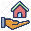 Save Home House Care Real Estate Icon