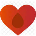 Save Life Heart Blood Icon
