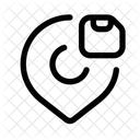 Save Location Mark Icon