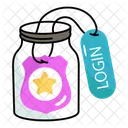 Cyber Business Identity Icon