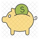 Save Money Saving Piggy Icon