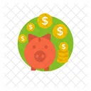 Savings Penny Bank Emergency Funds Icon