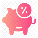 Save Money Economy Piggy Bank Icon