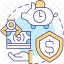 Save money and time  Icon