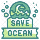Save Ocean Icon
