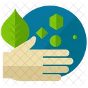 Hand Save Plant Icon