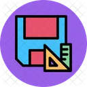 Save Rule Scale Ruler Icon