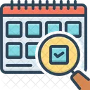 Save The Date Agenda Calendar Icon