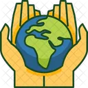 Save The Earth Environmental Protection Earth Day Icon