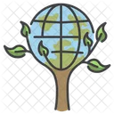 Save The Planet Ecology Earth Symbol