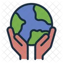 Save The Planet Globe Earth Icon