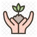 Hand Green Nature Icon