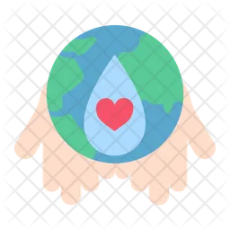 Save the water  Icon