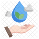 Save The Water Save Water Save The Planet Icon