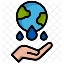 Save The Water Save The World Water Drop Icon