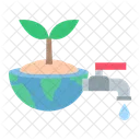 Save The Water Water Day Water Saving Icon