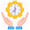 Save Time Clock Hand Icon