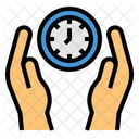 Save Time Time Management Hands Icon