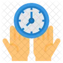 Save Time Time Management Hands Icon