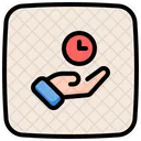 Save Time Share Gesture Icon