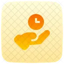Save Time Share Gesture Icon