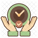 Save Time Time Clock Icon