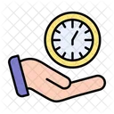 Time Clock Time Management 아이콘