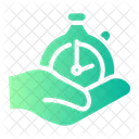 Save Time Hand Stopwatch Icon