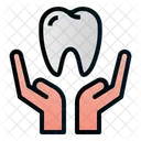 Save Tooth Hand Dental Icon