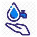 Save Water Global Warming Climate Icon