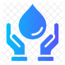 Save Water Conserve Environment Icon