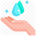 Hand Save Water Water Icon