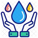 Save Water Water Preservation Water Shortage Icon