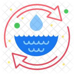 Save Water  Icon