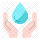 Save Water Water Drop Health Icon