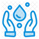 Save Water Save Fresh Water Nature Icon