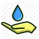 Hand Water Nature Icon