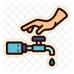 Save Water  Icon