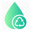 Save Water Treatment Reuse Water Icon
