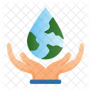 Save Water Water Environment Icon
