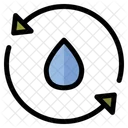 Save Water Reuse Water Water Icon