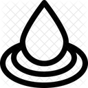 Liquid Droplet Mineral Icon