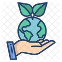 Save World Save Earth World Icon