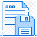 Saved Documents Saved File Floppy Storage Icon