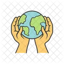 Saved Planet Save Globe Save Environment Symbol
