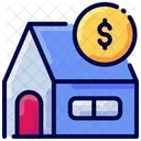 Saving House Money Icon