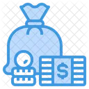 Saving Money Bag Money Icon