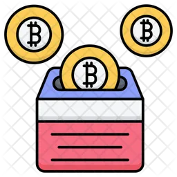 Saving Bitcoin  Icon