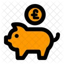 Saving Money Piggy Bank Finance Icon