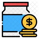 Saving Money Crowdfunding Savings Financial Reserve Icon
